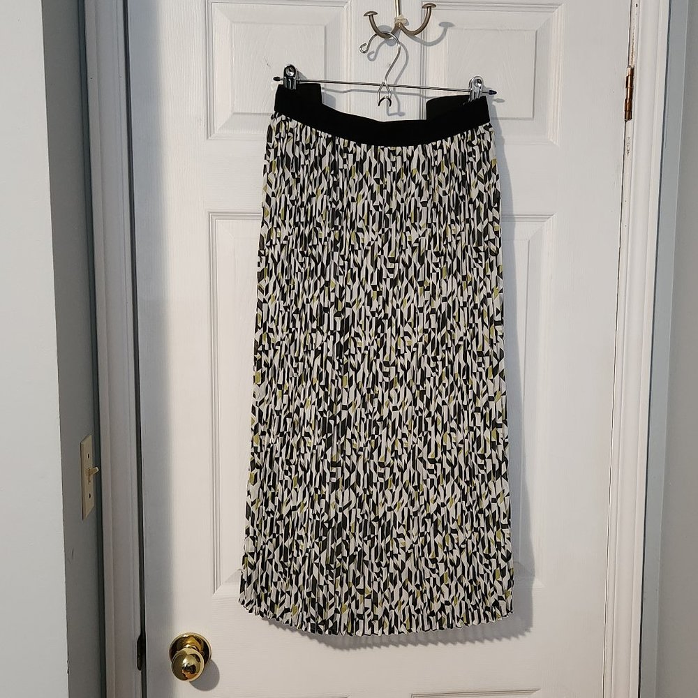 Reitmans Pleated Midi Skirt with Elastic Waistband, Women's Size 20, NWT